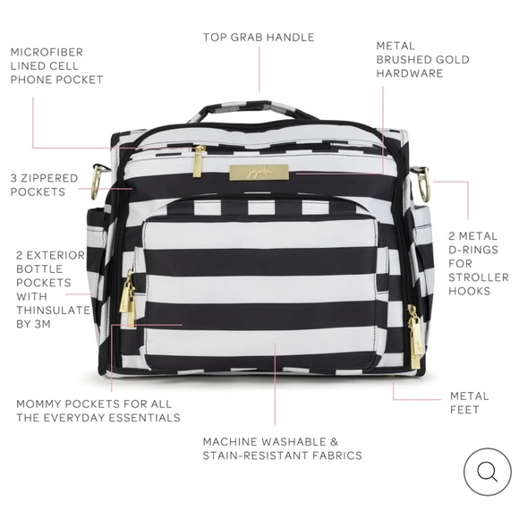 Jujube B.F.F. DIAPER BAG - THE FIRST LADY - Picture 7 of 8